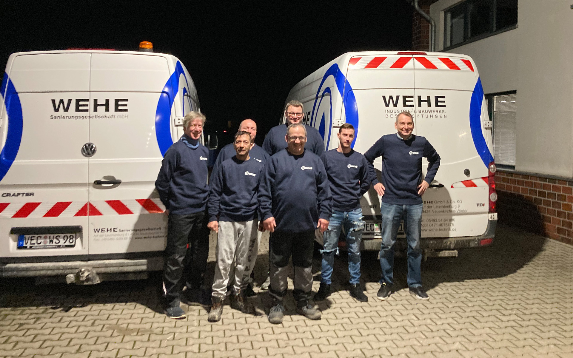 Team der WEHE Sanierungstechnik GmbH